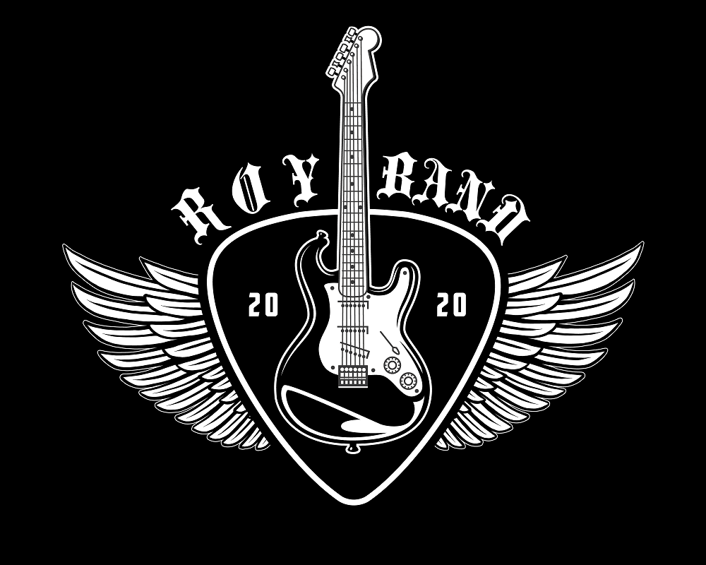Roy_Band_OFFICIAL_White_On_Black Roy Band